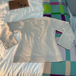 H&M Cream Crew Neck Sweater